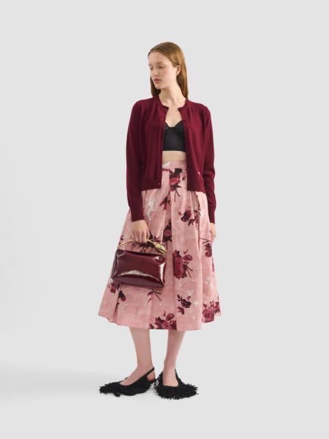 CASHMERE CREW NECK CARDIGAN