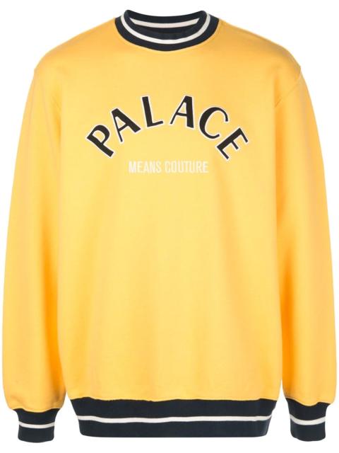 logo embroidered sweatshirt