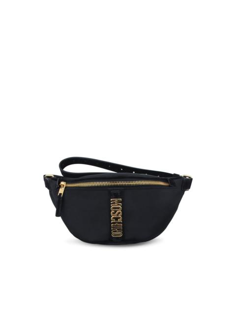 logo plaque belt shoulder bag