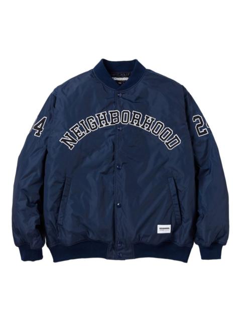 varsity-style bomber jacket