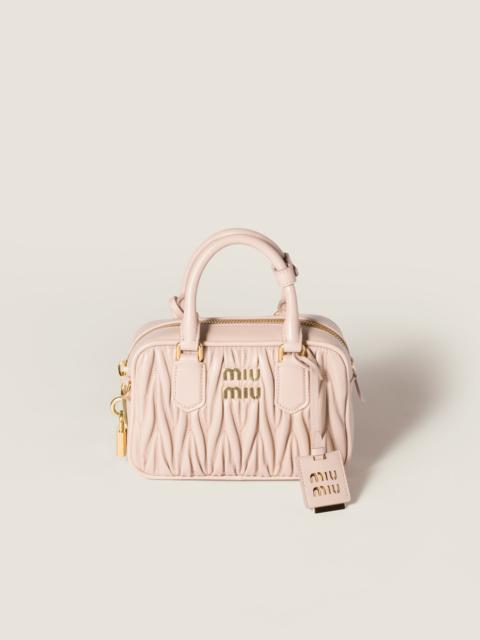 Arcadie Matelassé nappa leather bag