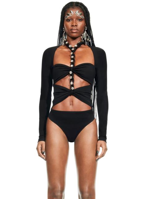 CHAIN LINK LONG SLEEVE BODYSUIT