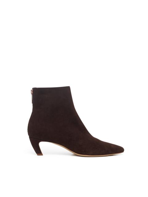 Clayton Ankle Boot in Dark Chocolate Suede