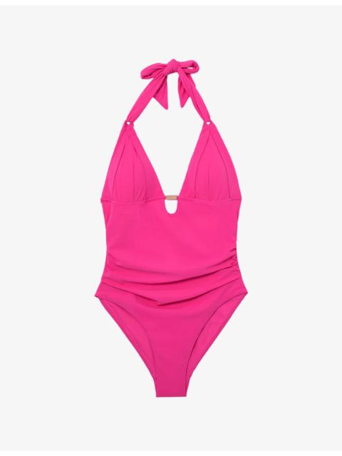 Nadine Pleat-Detail Swimsuit