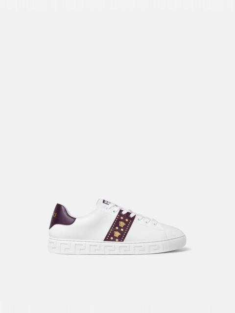 Greca Embellished Sneakers