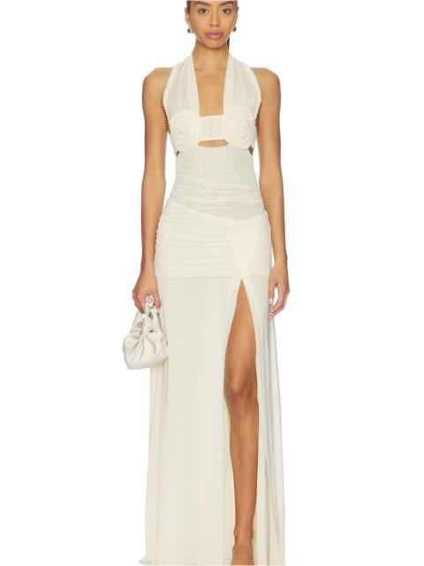 Viola Spiral Maxi Dress