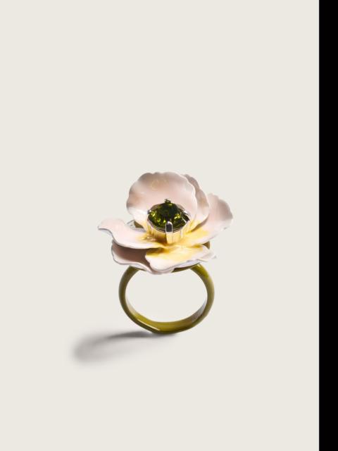 Blooming Poppy Ring