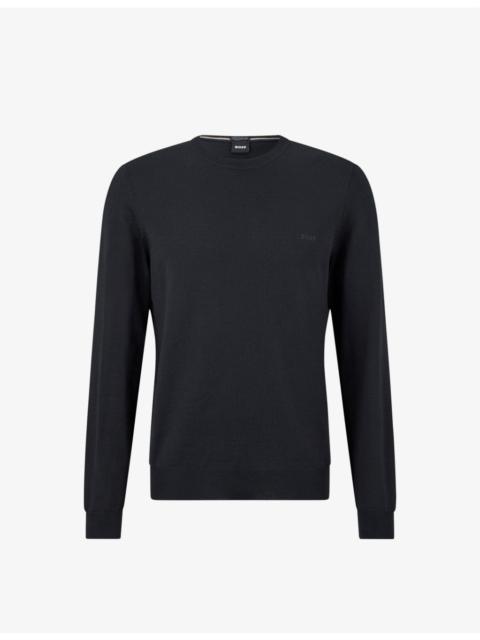 Leisure virgin wool sweatshirt
