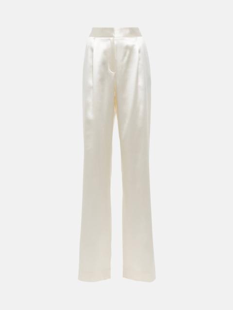 Miriam silk and wool pants