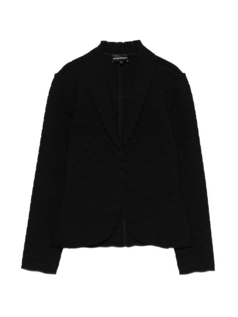 button-up textured jacket