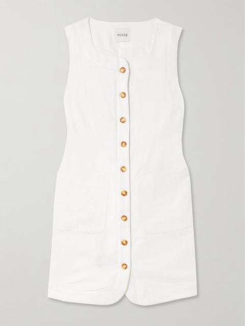 Emma Linen Mini Dress