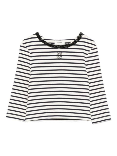 striped-pattern top