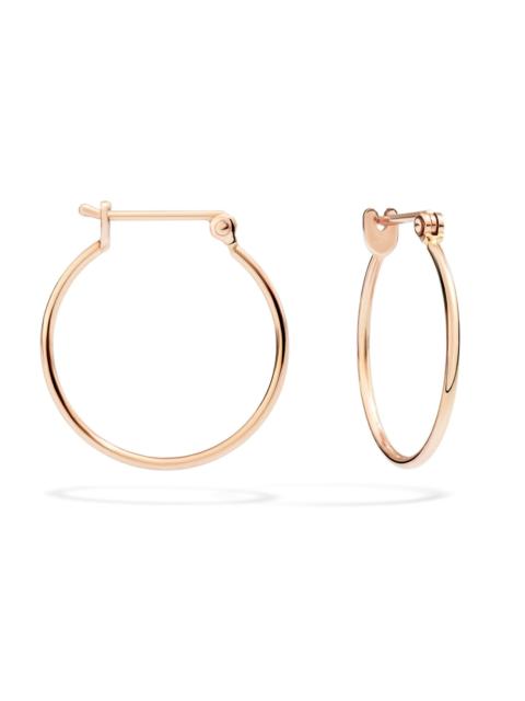 ROSE GOLD ESSENTIALS HOOP EARRINGS