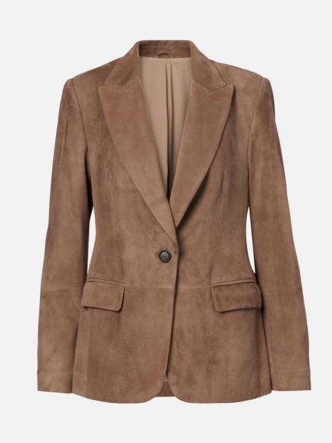 Suede blazer