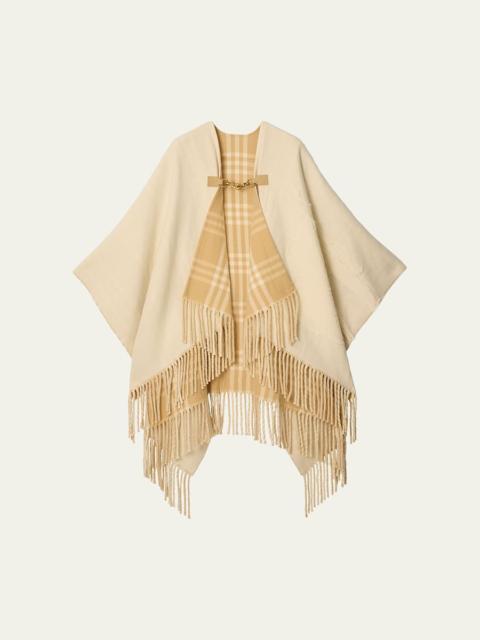 EKD Fil Coupé Wool Cape