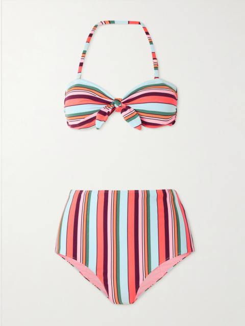 Ava + Elsi Printed Ribbed Bikini
