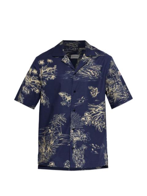 Island-print shirt