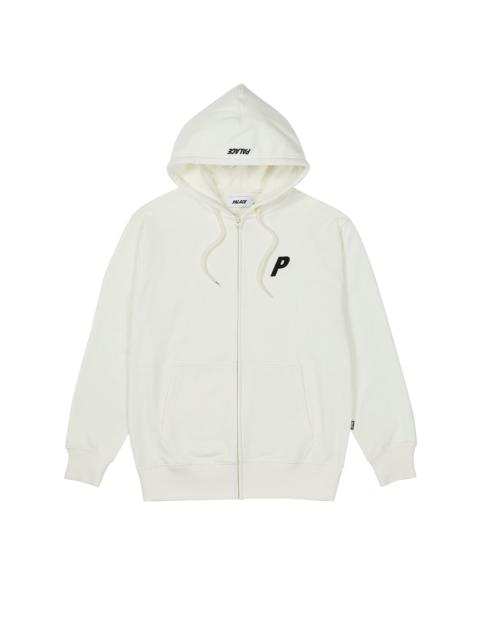 FELT P ZIP HOOD WHITE