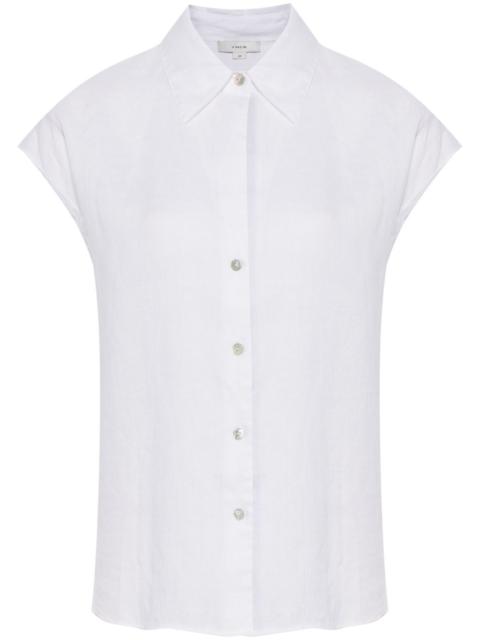 short-sleeve linen shirt