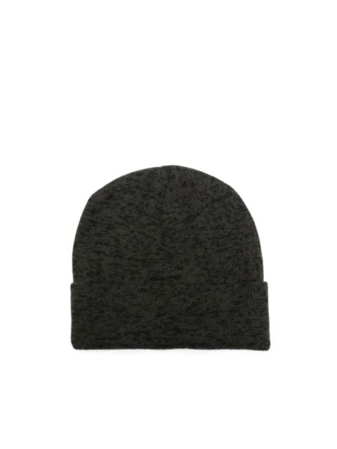 mélange-effect beanie