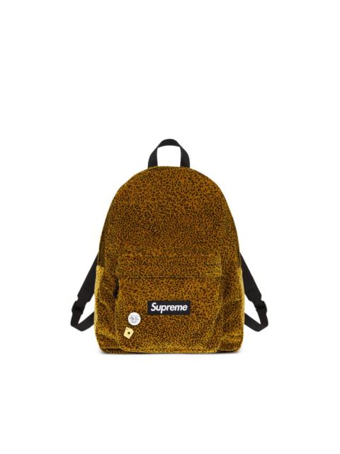 leopard-effect backpack