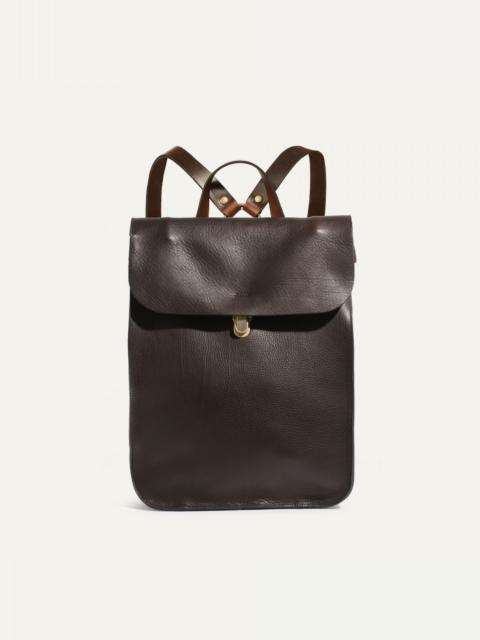 PUNCHO BACKPACK  -  DARK BROWN