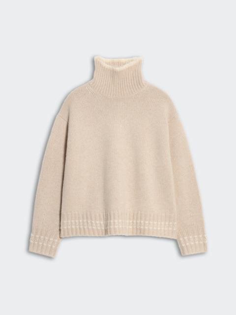 Tipped Cozy Turtleneck