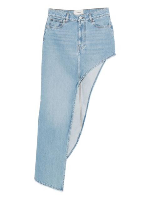 asymmetric panel skirt