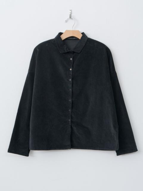 Short Collar Shirt V - Black