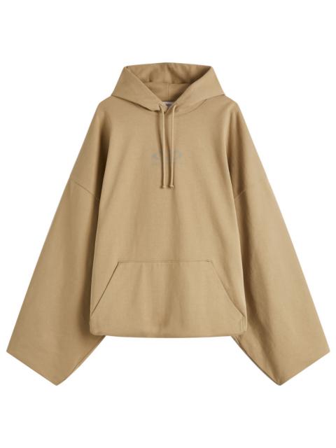 VETEMENTS Oval Logo Cropped Boxy Hoodie