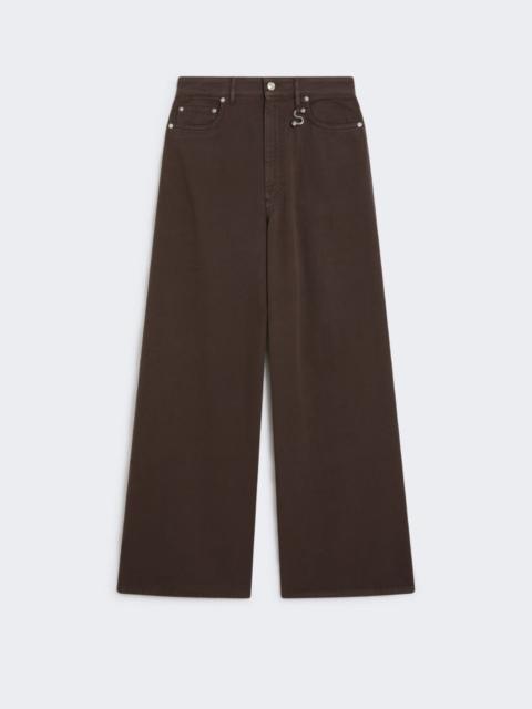 Oversize low-rise trousers