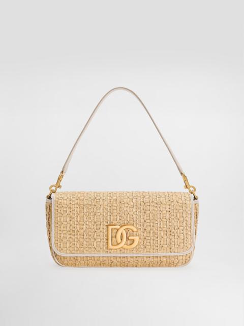 Rafia crochet shoulder bag