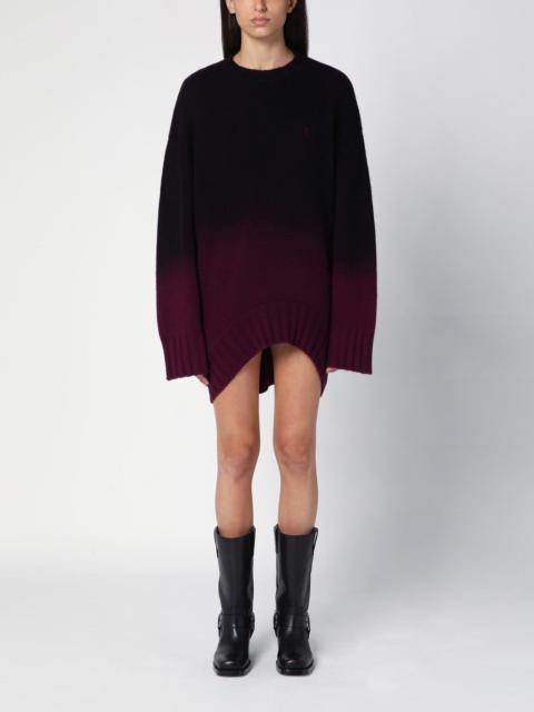 Oversized pink degrade jumper