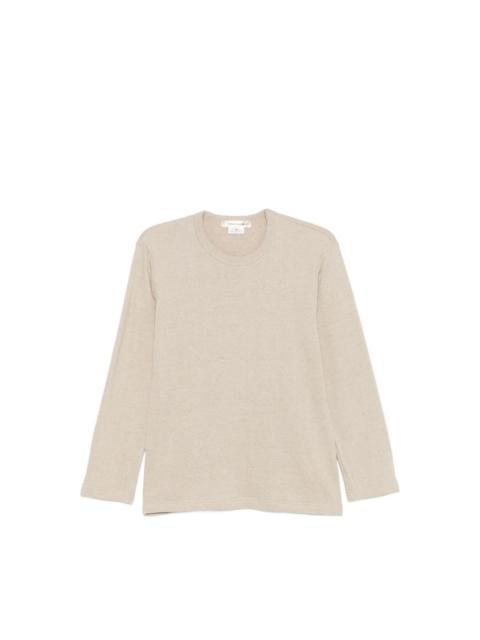 Linen and cotton blend t-shirt