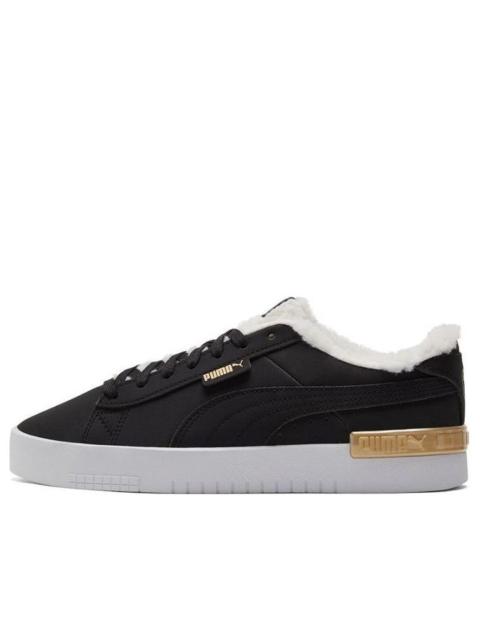 (WMNS) PUMA Jada Teddy Ws Fleece Lined Skateboarding Shoes Black 382703-01