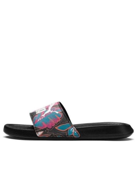 (WMNS) PUMA Popcat Flower Power Sandals Black 369423-01