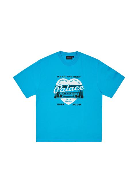 PALACE CARHARTT WIP HEART T-SHIRT SAFETY BLUE