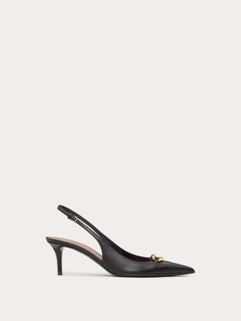 THE BOLD EDITION VLOGO CALFSKIN SLINGBACK PUMP 60MM