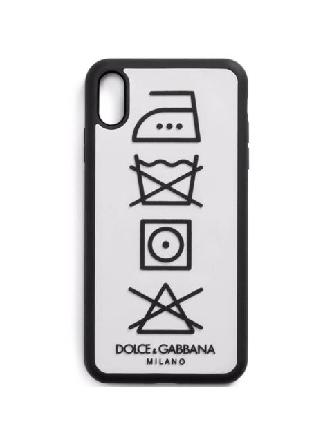 laundry-print iPhone XS MAX case