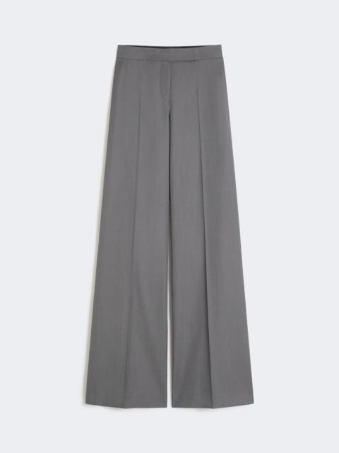 Gabardine wool trousers - MEDIUM GREY