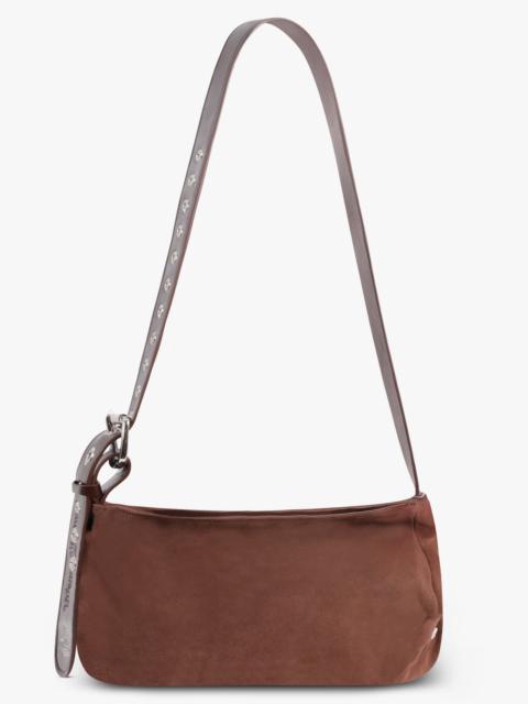 MAXIME SMALL SUEDE CROSSBODY BAG | CHOCOLATE BROWN