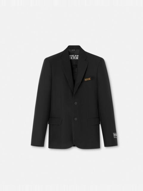 Logo Single-Breasted Blazer