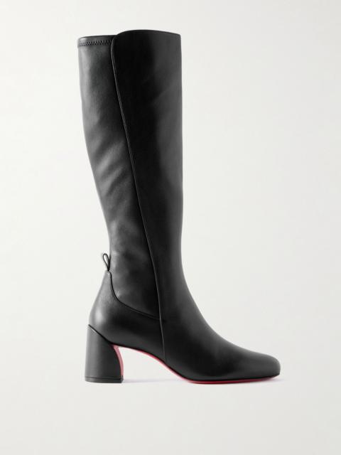 Jane Botta 55 leather knee boots Black