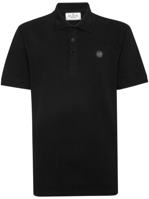 Gothic Plein cotton polo shirt