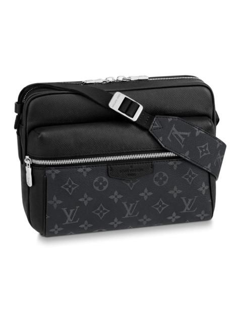 Louis Vuitton Outdoor Messenger Monogram Eclipse Taiga Black