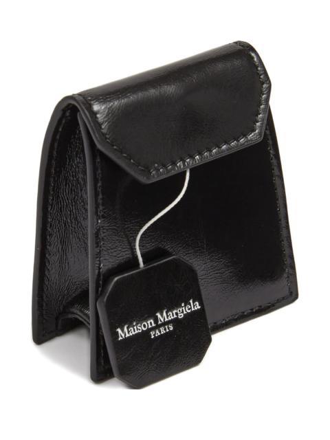 Maison Margiela Logo-stamp Leather Wallet