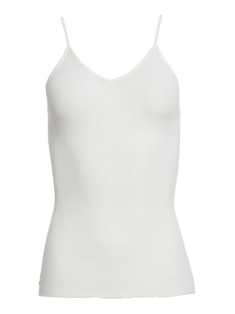 Mona Cotton-Blend Top neutral