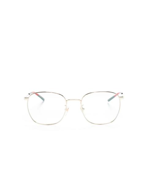 square-frame glasses