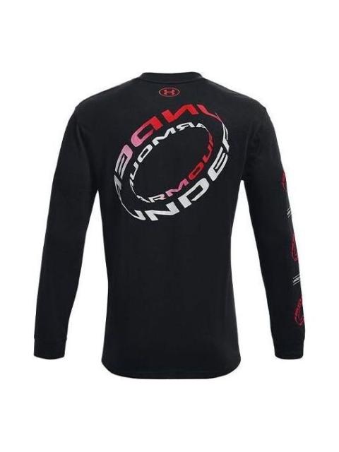 Under Armour Branded Spiral Heavyweight Long Sleeve T-shirt 'Black' 1366473-001