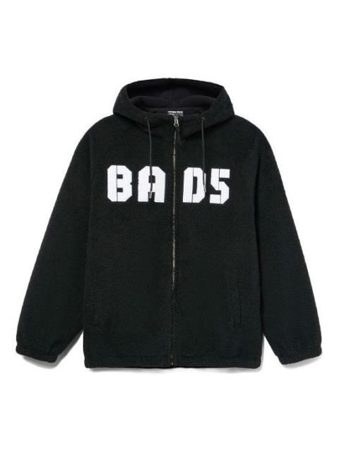 Li-Ning BadFive Logo Full Zip Hooded Jacket 'Black White' AFDR733-5